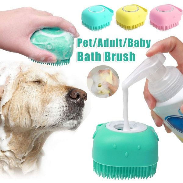 FurAway™ 2-in-1 Pet Bath & Massage Brush